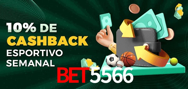 10% de bônus de cashback na Bet5566